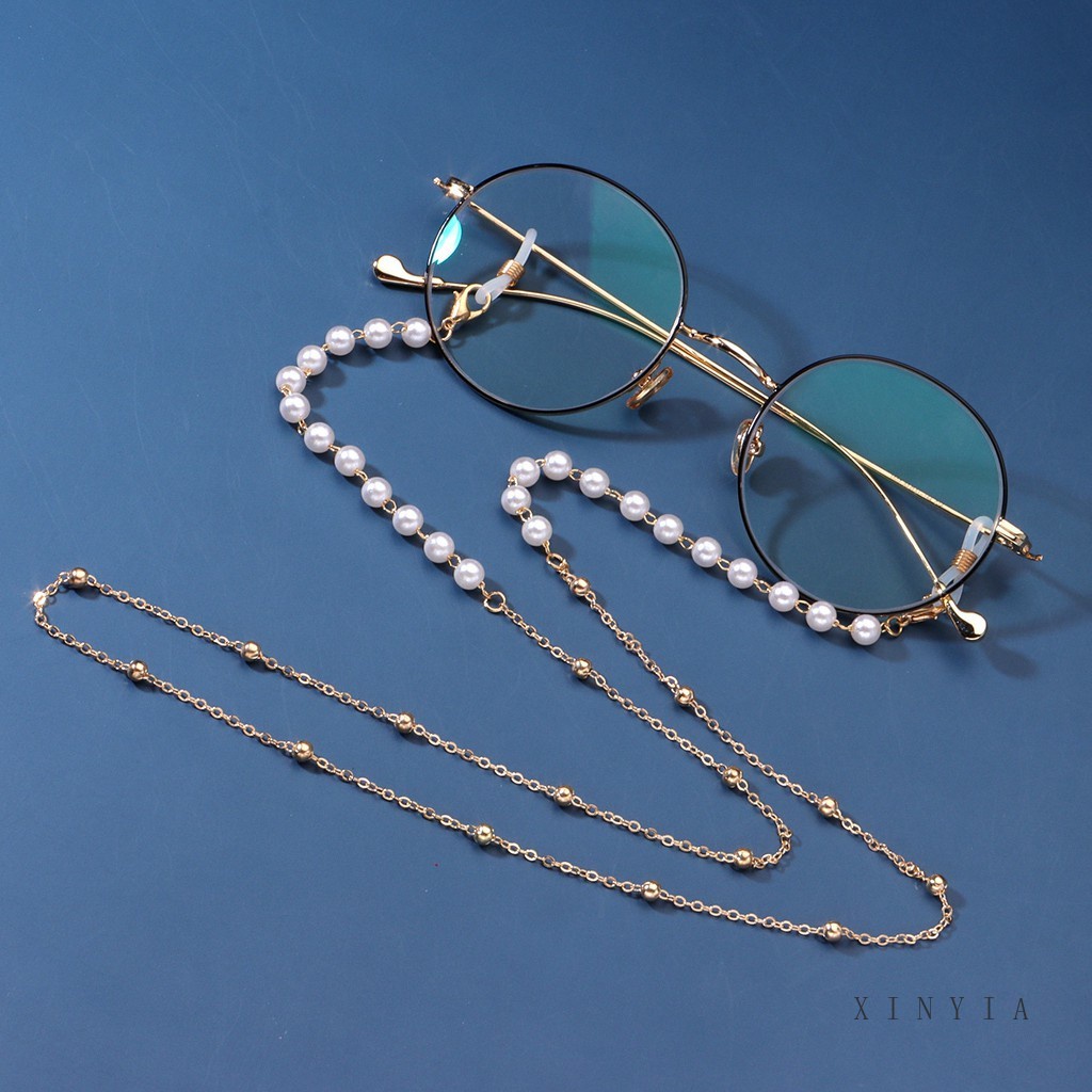 Sunglasses Glasses Mask Hanging Lanyard Chain Neck Straps / Imitation Pearl Embroidery Cord Holders