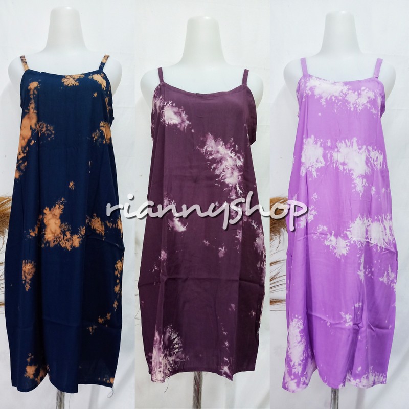 DASTER NARINI TANGGUNG & PENDEK TALI SATU MOTIF TIE DYE BALI