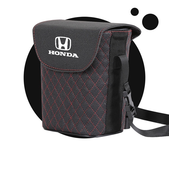 (G-CLUB) Tempat Sampah Bahan Kulit Anti Air Untuk Mobil Honda Semua Model