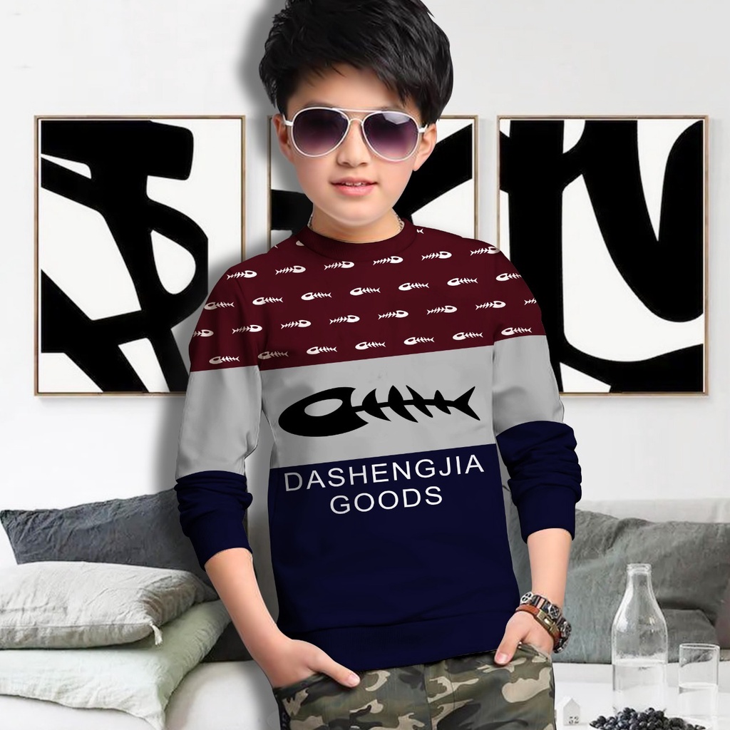 Switer GOODS Terbaru / Sweater Anak Laki-laki /  Sweeter Gaming Bahan Babyterry / FLAVA_STORE