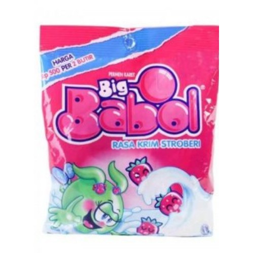 

BIG BABOL PERMEN KARET RASA STROBERI 140 GRAM