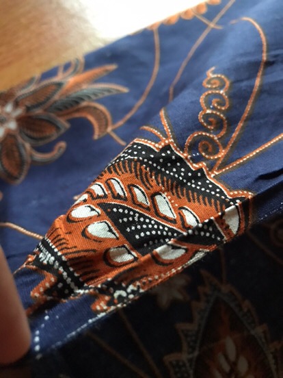 Batik Kembang Biru Full Furing Katun Halus Sragenan Size M-xxl Asli Solo