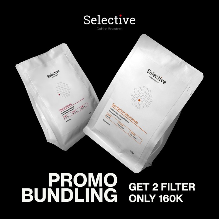 

(BISA COD) Promo Bundling Manual Brew / Filter Roast, Roasted Beans 2 Pax