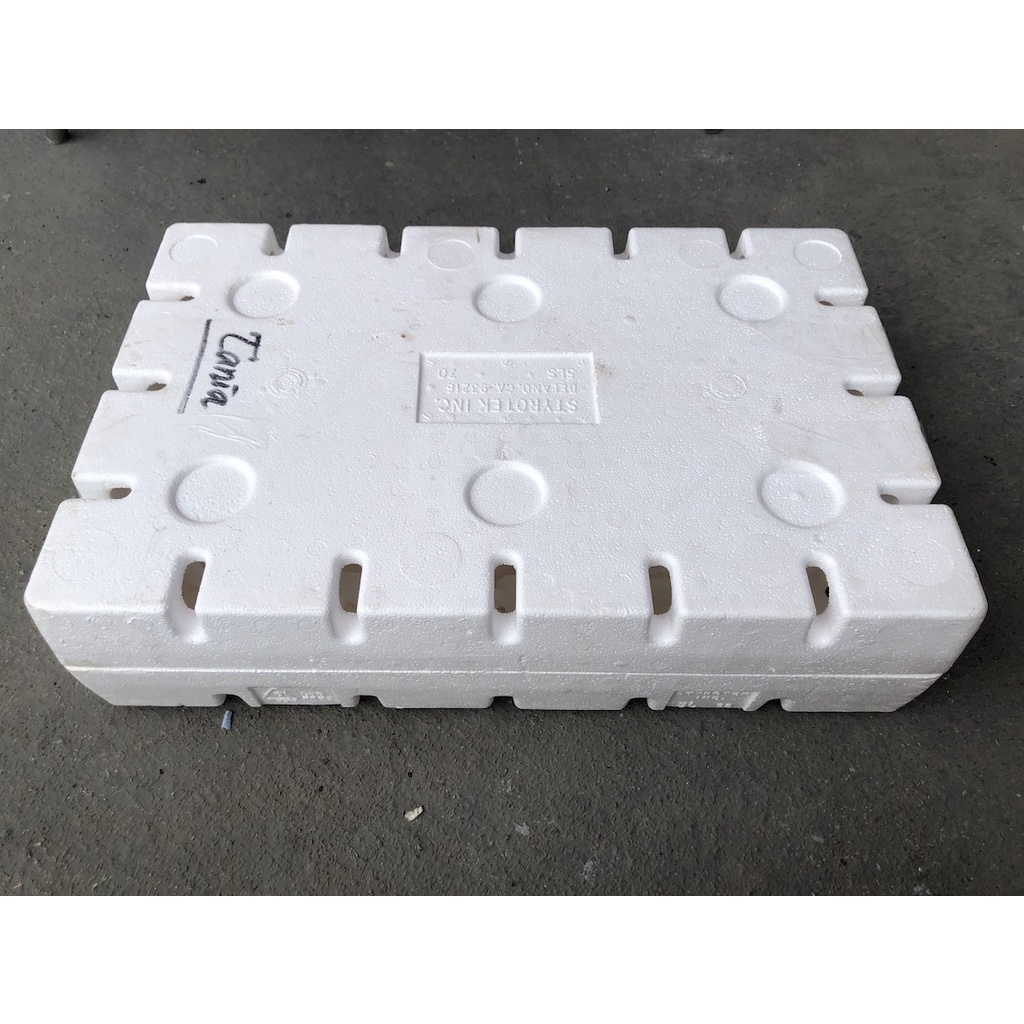 Sterofoam / Styrofoam Kotak Gabus Berongga Bekas Buah S01