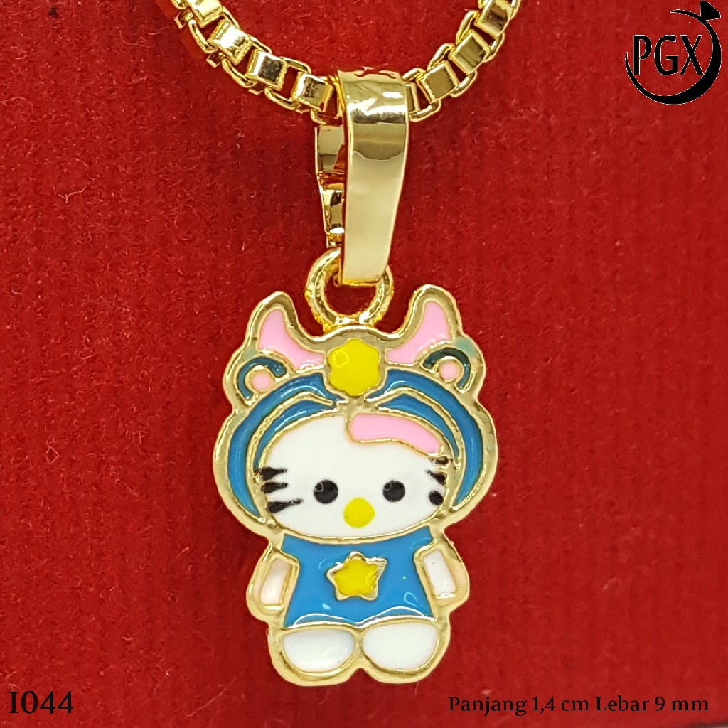 PGX Liontin Kalung Xuping Wanita Aksesoris Fashion Perhiasan Lapis Emas  - I044