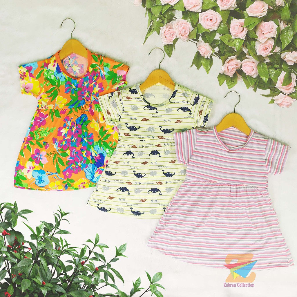 Dress Anak Marimar / Dress Ruffle Anak 1 Sampai 5 Tahun