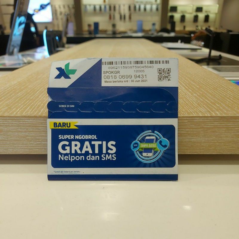 Kartu XL Kuota 10GB SETAHUN (120GB total)