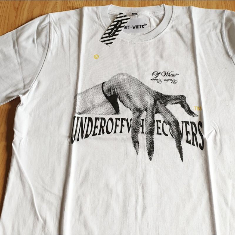TSHIRT KAOS OFF WHITE X UNDERCOVER WHITE UNISEX