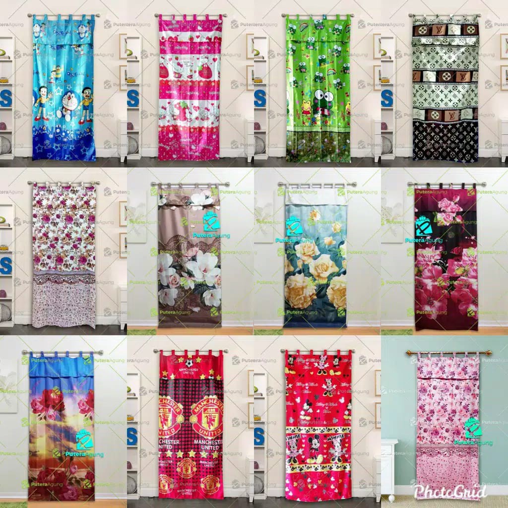 NEW nabilkis//Hordeng pintu karakter renda gorden pintu / jendela shaby & karakter
