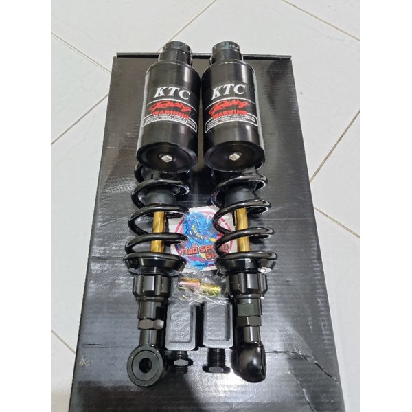 shockbreaker shock tabung atas double KTC EKTREME full black 280mm 320mm 340mm jupiter fiz r nmax pcx aerox xmax supra rx king mega pro tiger revo dll