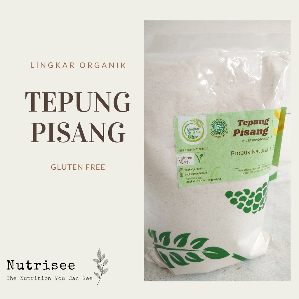 

TEPUNG PISANG LINGKAR ORGANIK 500 GR
