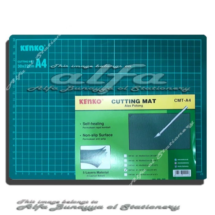 

Produk Unggulan Kenko Cutting Mat Cmt A4 - Alas Potong A4 - Cutter - Kater Pemotong Hemat