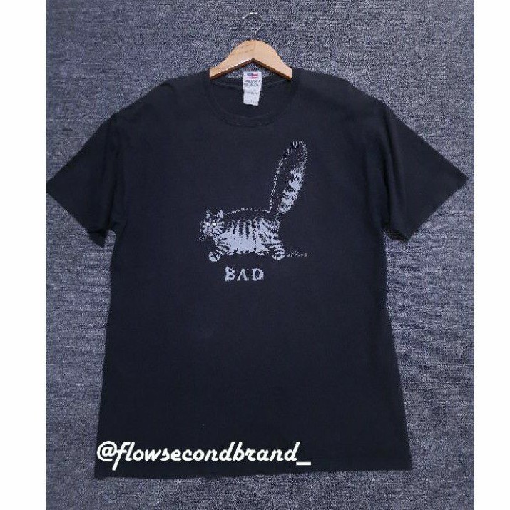 Kaos Vintage SAIPAN B. KLIBAN CAT (Kaos kucing gemuk)