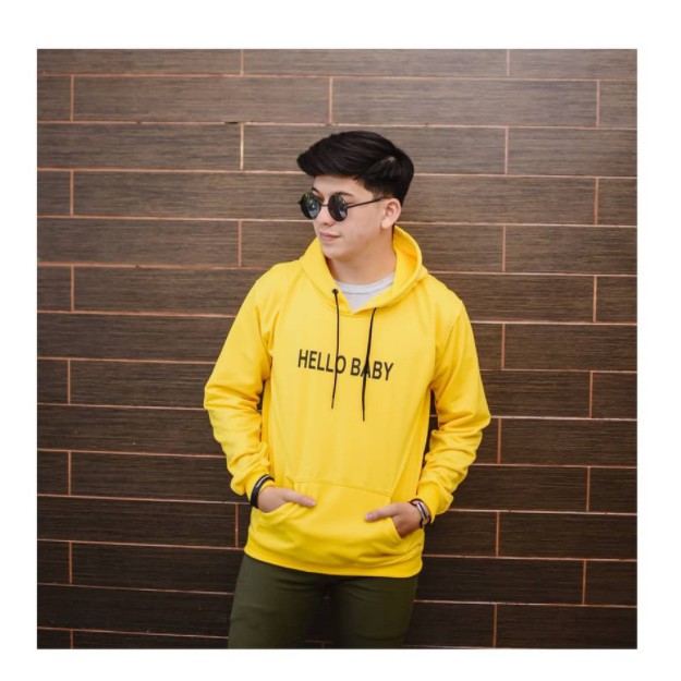 HOODIE UNISEX HELLO BABY TEBAL FLEECE PREMIUM TERBARU,