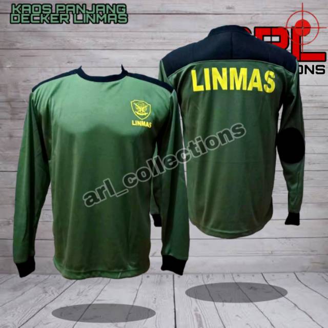 KAOS PANJANG LINMAS/KAOS PANJANG HANSIP/KAOS DECKER PANJANG LINMAS SABLON