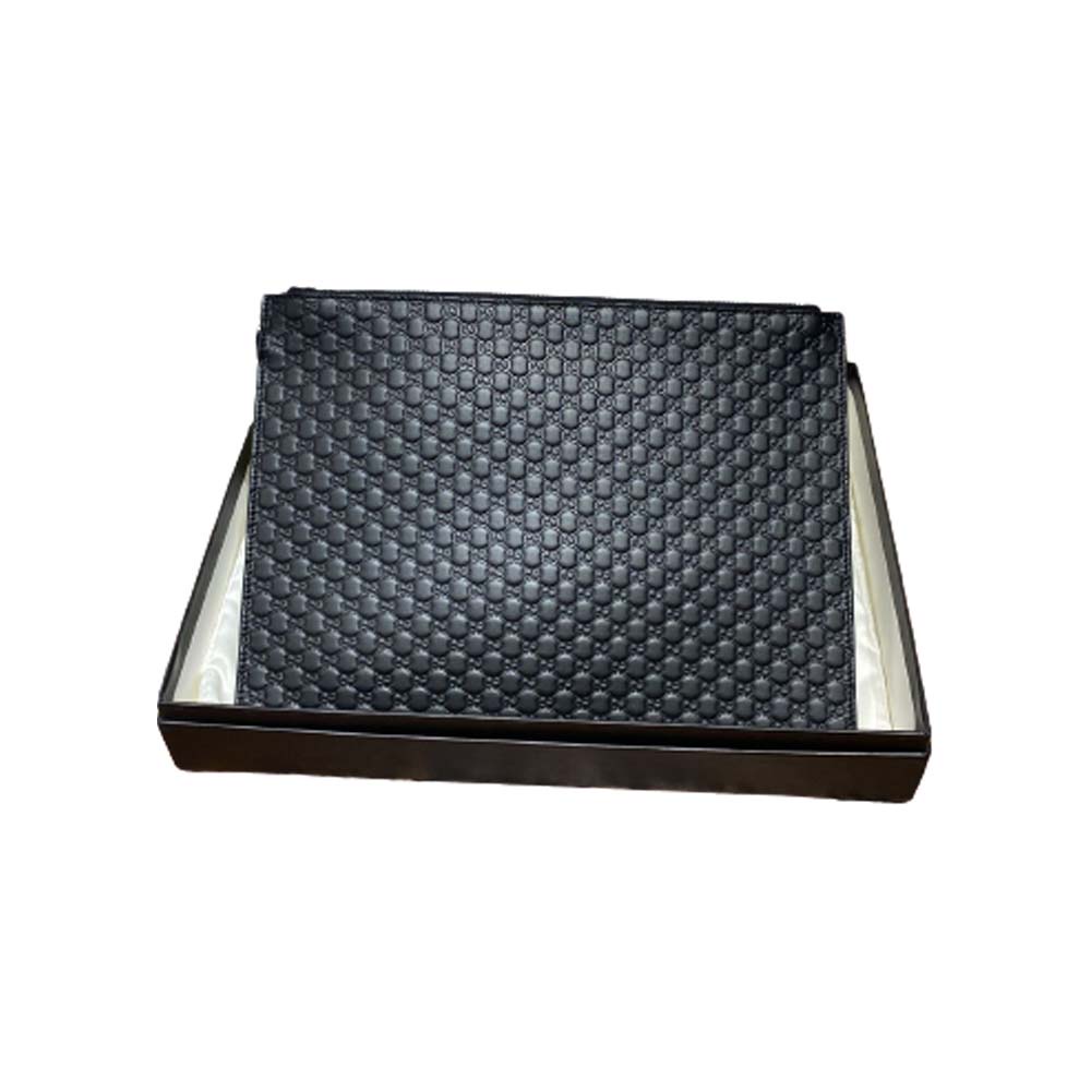 GG Guccissima Leather Clutch Black 100% Authentic