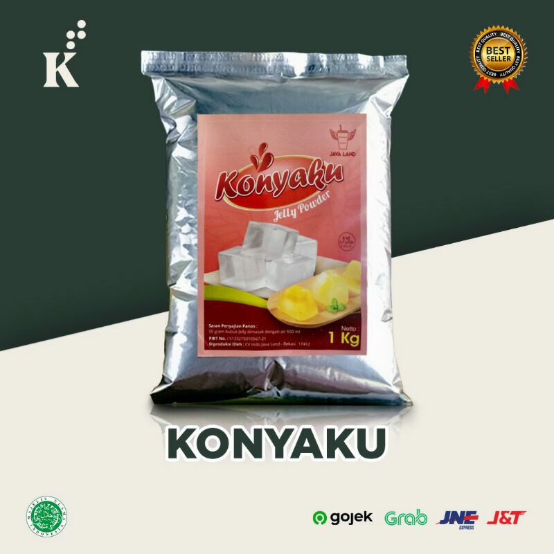 Bubuk Konyaku Jelly Terbaik 1kg ORIGINAL Javaland