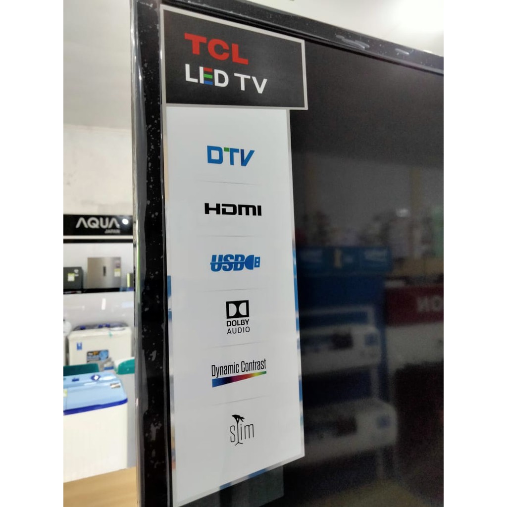 DIGITAL LED TV TCL 32 INCH L 32D3000 B FULL HD GARANSI RESMI