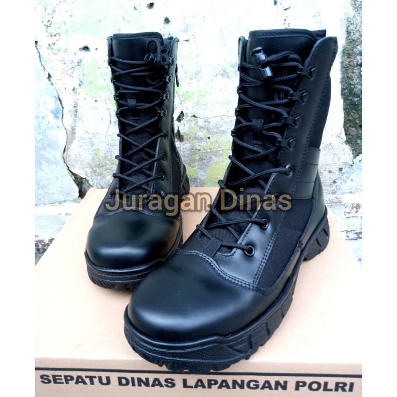 Sepatu PDL Jatah POLRI(Kanvas) asli original pembagian brimob sabhara dalmas