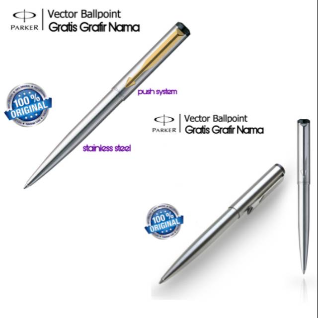 

Original pulpen ballpoint parker exclusive gratis grafir nama