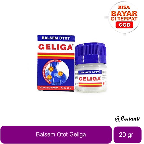 [LEGAKAN OTOT BADAN] [20GR] [BPOM] Cap Lang BALSEM OTOT GELIGA 20 GR_Cerianti