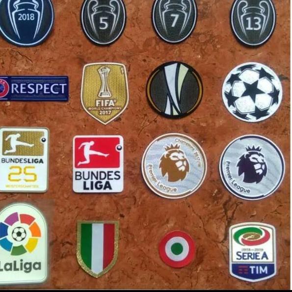 ✤ PASANG PATCH LOGO AKSESORIS JERSEY BOLA ♜