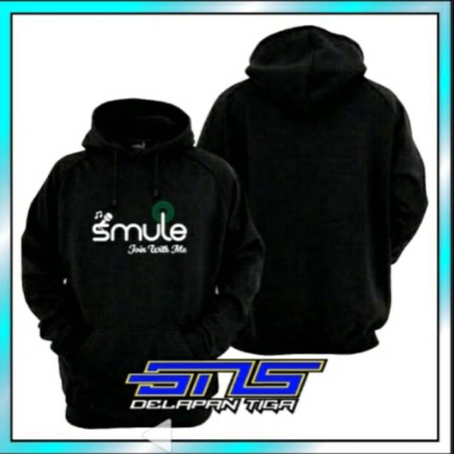 JAKET SWEATER HOODIE JUMPER SMULE APLIKASI MUSIK ANDROID