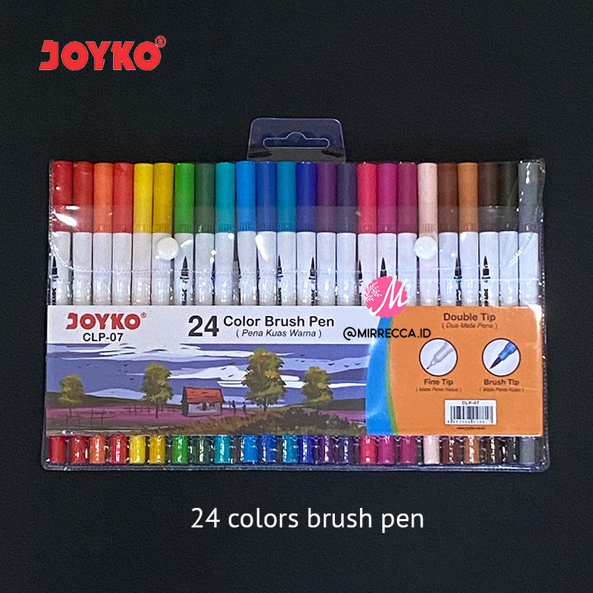 

24 PCS BRUSH PEN JOYKO CLP-07 PENA KUAS