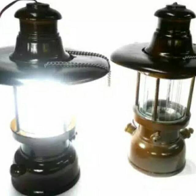 Kap Lampu Petromak Kayu Jati