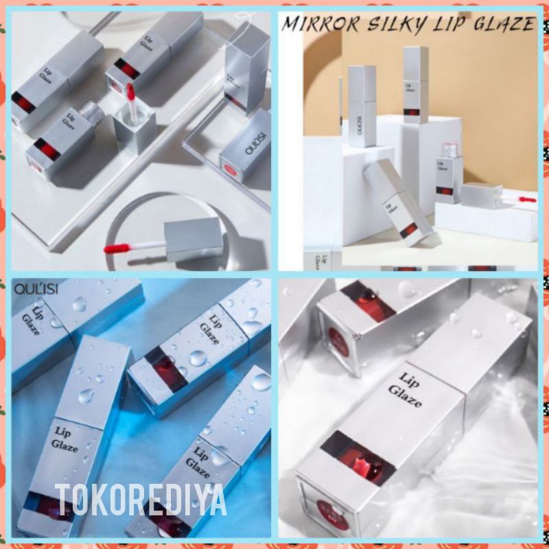 OULISI Original Mirror Silky Lip Glaze Moisturizing Lip Gloss Waterproof