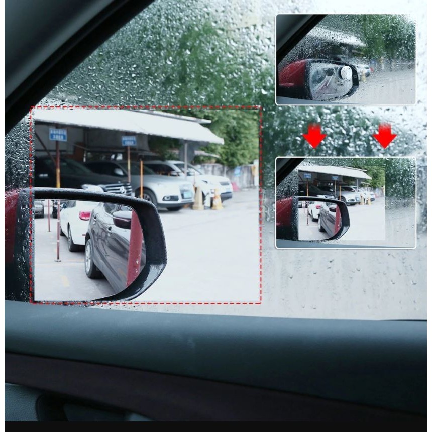 Kaca Film KOTAK BESAR kaca mobil Anti Fog, Anti Air, Embun Waterproof