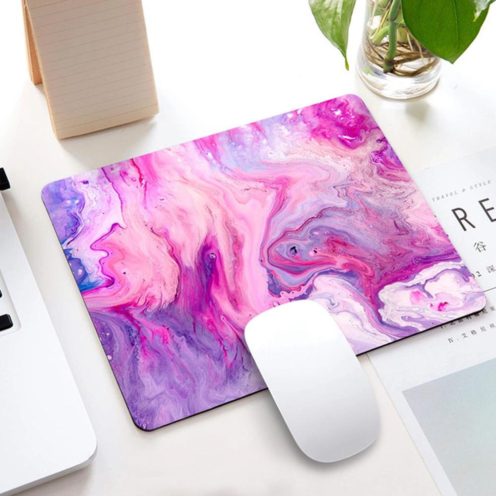 Augustina Marble Mousepad Aksesoris Kantor Keyboard Komputer Sandaran Pergelangan Tangan Untuk Gaming Cup Mat Mouse Pad