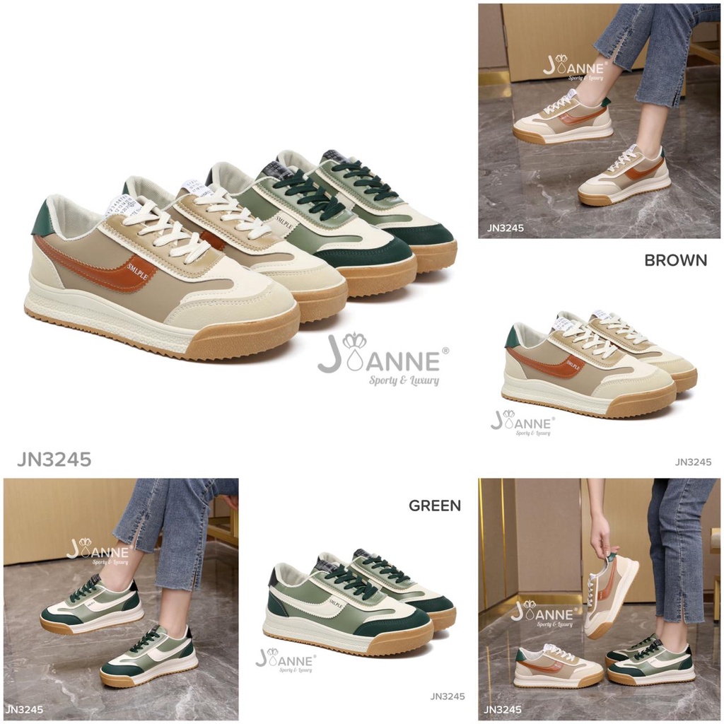 JOANNE Sporty Sneakers Shoes #JN3245 ORIGINAL