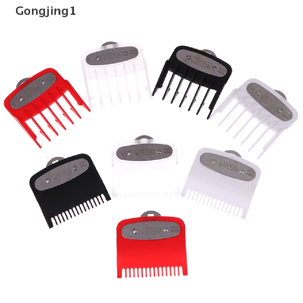 Gongjing1 Set Sisir Panduan Ukuran 1.5mm + 4.5mm Dengan Holder Metal Untuk Clipper