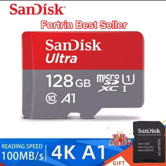 Memory Card Sandisk Ultra 128 GB