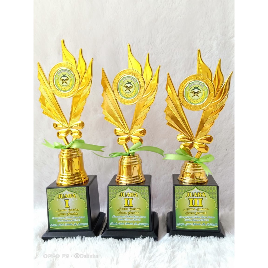 Piala Set Juara 123 Layar Piala Set 123 Piala Set Mini Piala Murah Piala Plastik Piala Lomba 123