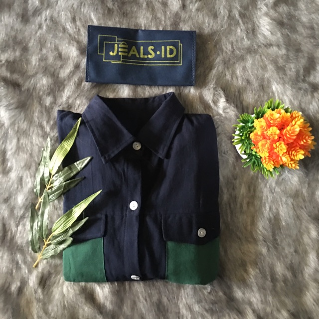 Tunik biru dongker / tunik kekinian / tunik lucu / tunik panjang