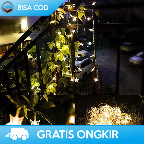 LAMPU GANTUNG BINTANG LAMPU NATAL LED TUMBLR TWINKLE LIGHT 3 METER G23