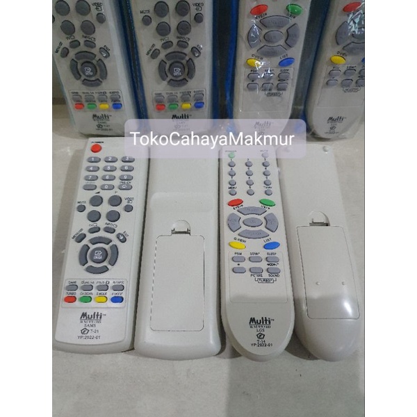 Remot Remote TV Tabung Semi Flat Universal Semua Merek TV Original Tanpa Program