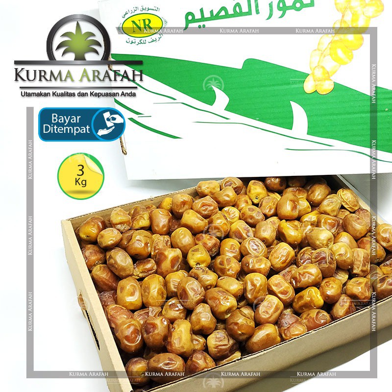 Kurma Sukari / Kurma raja 3 Kg