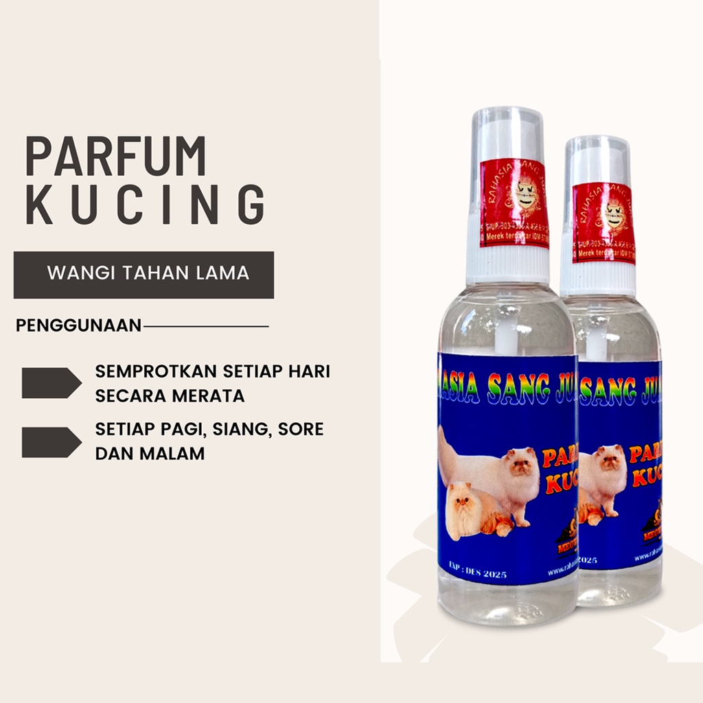 PARFUM KUCING WANGI TAHAN LAMA