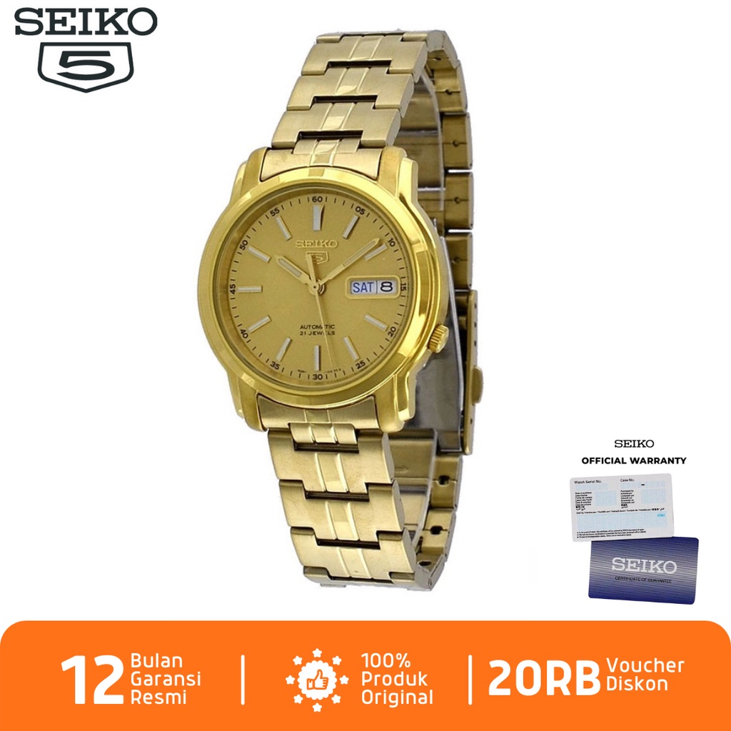 Seiko Pria SNK888 Jam Tangan Pria Seiko 5 Automatic SNK888K1 Stainless Steel Strap