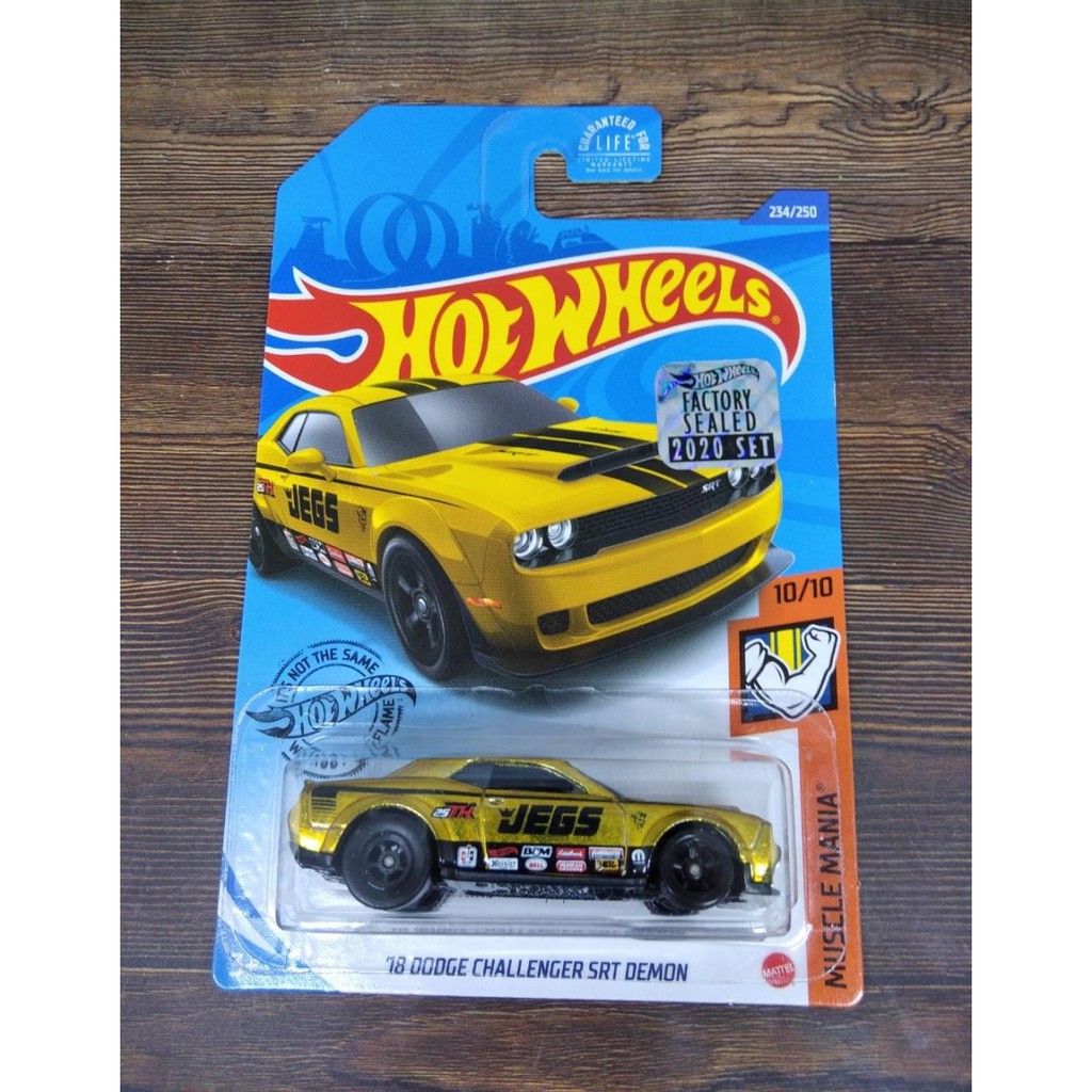 Hot Wheels 18 Dodge Challenger SRT Demon THS FS 2020 Treasure Hunt Super Factory Sealed $TH