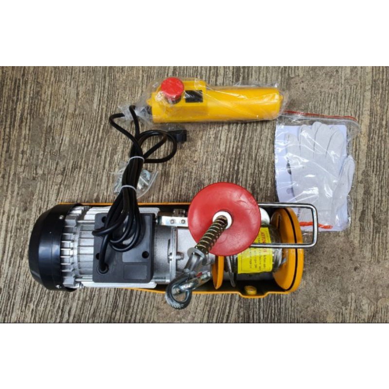 WEKA electric hoist mini PA 800  tali sling 12 meter