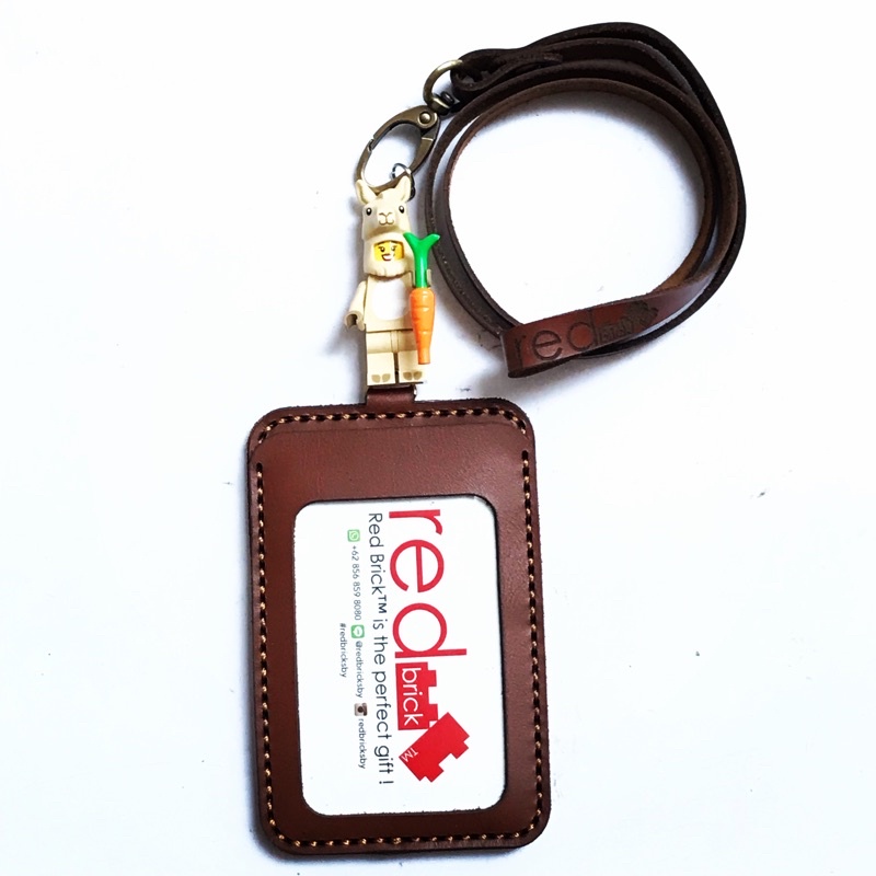 

LEGO Llama Suit Girl Name Tag Genuine Leather (Series 20)