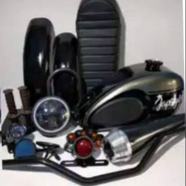 paket bahan body japstyle lengkap murah 3 - paket japstyle - tangki triumph - lampu daymaker -U japs