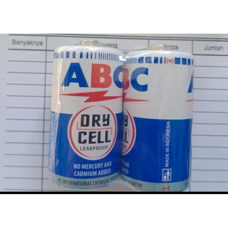 Baterai tanggung tipe C merk ABC