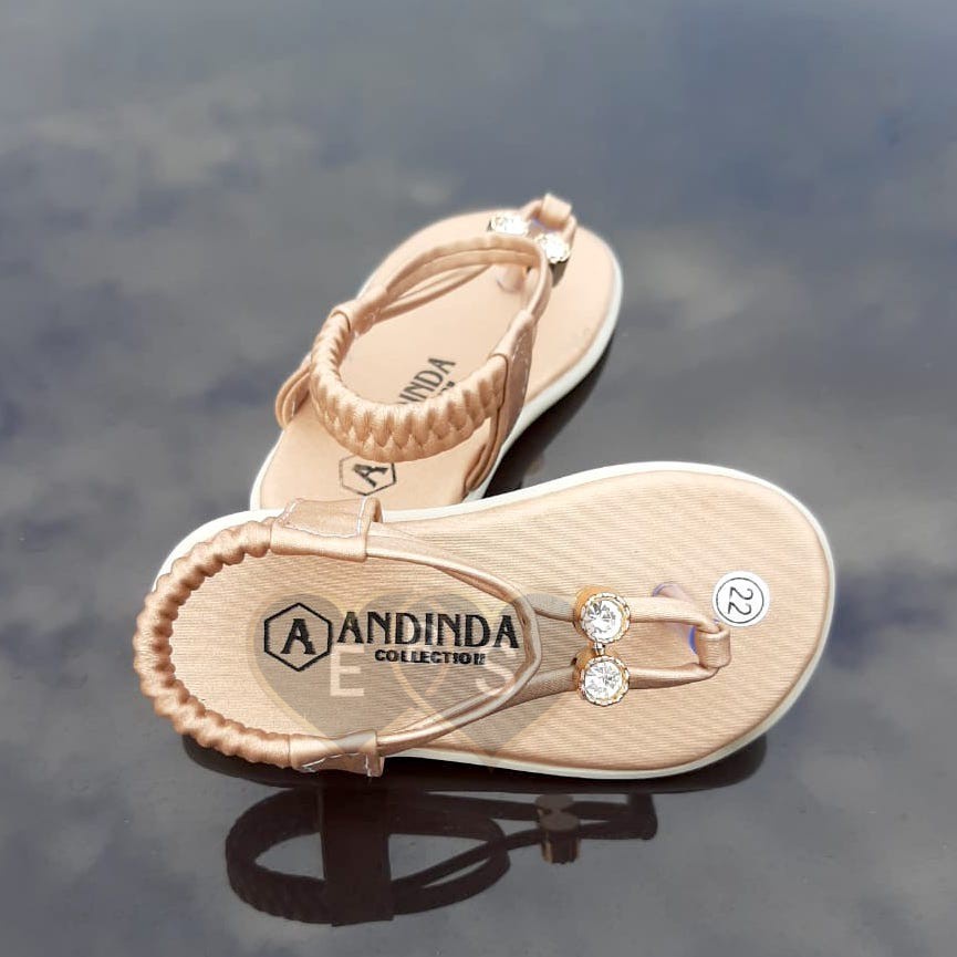 TOKOERS SDP08 22-25 Sandal Anak Perempuan Umur 1 2 3 tahun -  Sandal Tali Anak Motif Diamond