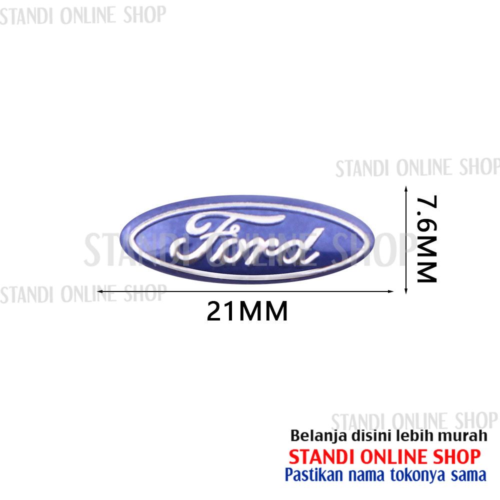 Emblem Kunci Sticker Logo Kunci Ford Fiesta Focus Ecosport Escape