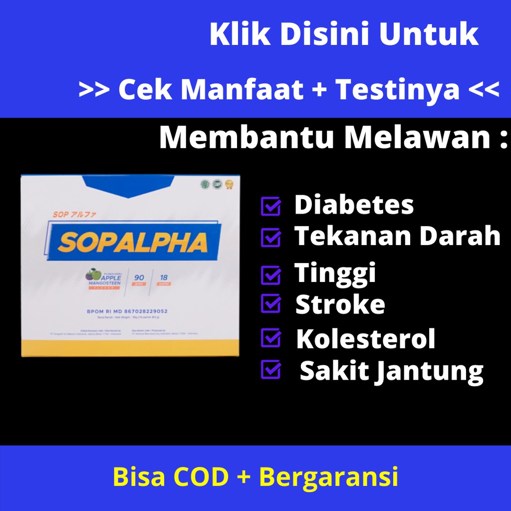 SOPALPHA / BIOBOOST / ORIGINAL Suplement Immune HALAL & BPOM  1 BOX = 18 SACHET Surabaya Jawa Timur